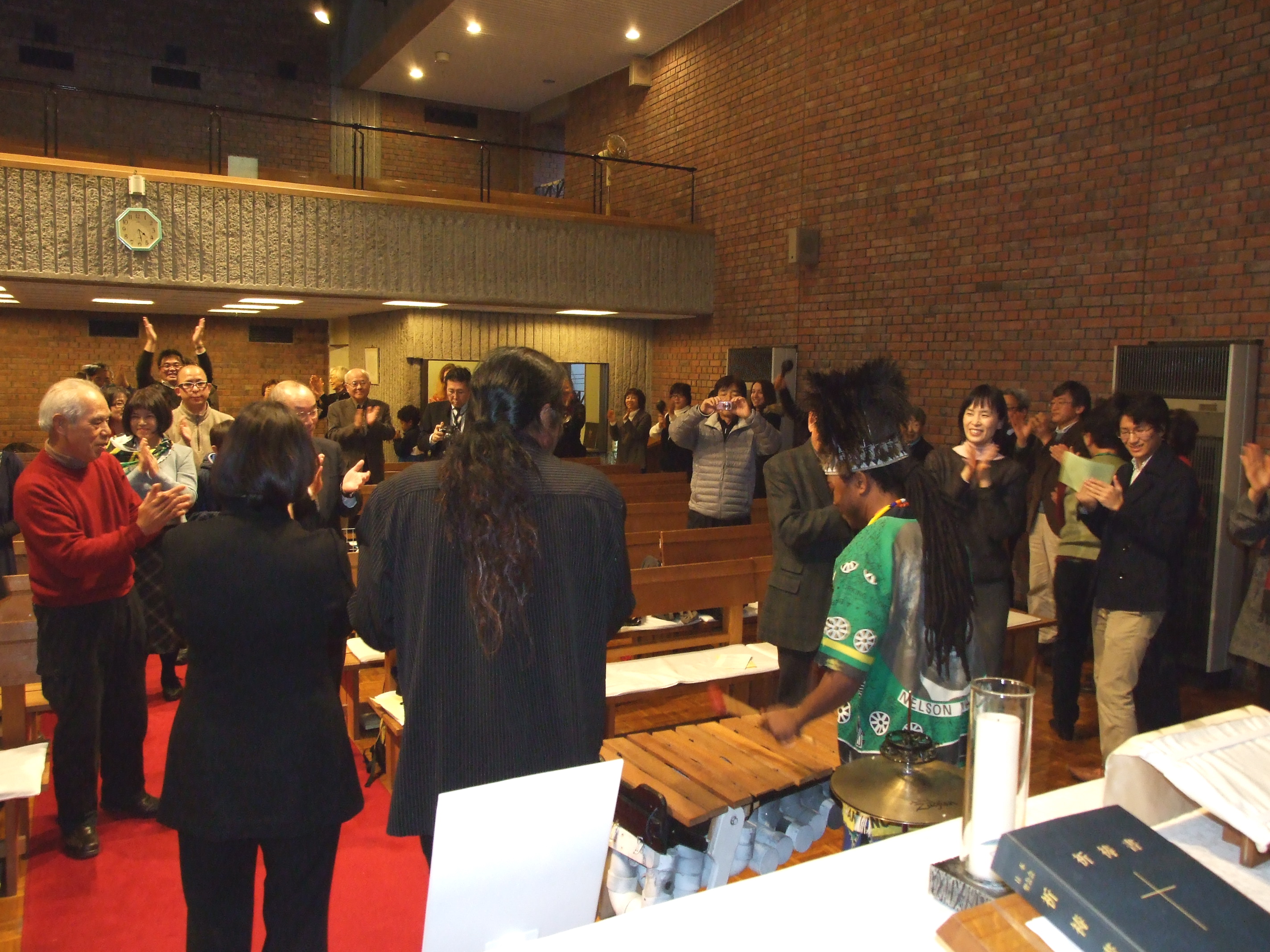 _ The service ends on a joyous note several hours after it began, a true tribute to the extraordinary life and legacy of  perhaps the greatest statesman of our time.  _ The service ends on a joyous note several hours after it began, a true tribute to the extraordinary life and legacy of  perhaps the greatest statesman of our time.